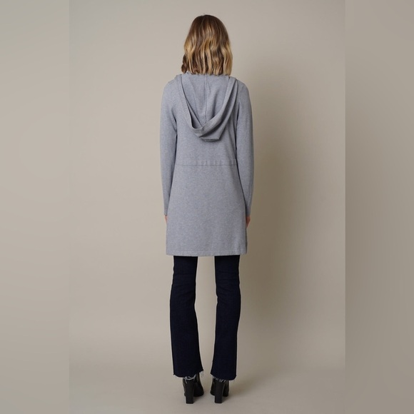 CYRUS OPEN HOODIE CARDIGAN LILY BLUE SIZE M EUC - Picture 2 of 8